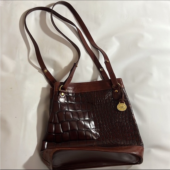 Brahmin Crocodile embossed Leather Purse